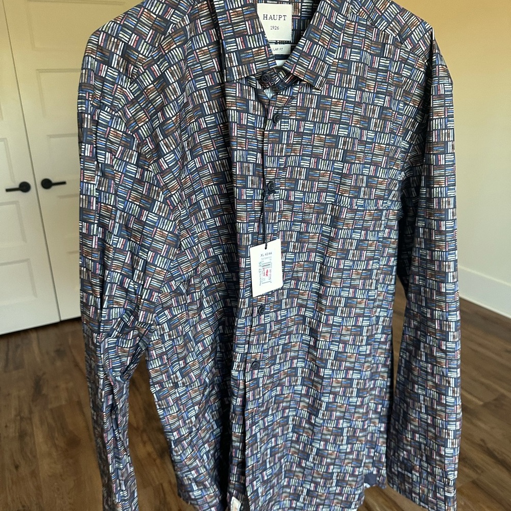Men's Multicolor Patterned Shirt